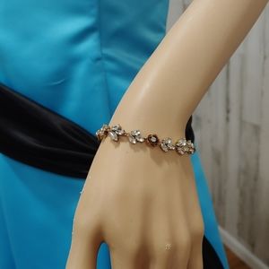 Chloe & Isabel rosette crystal bracelet.